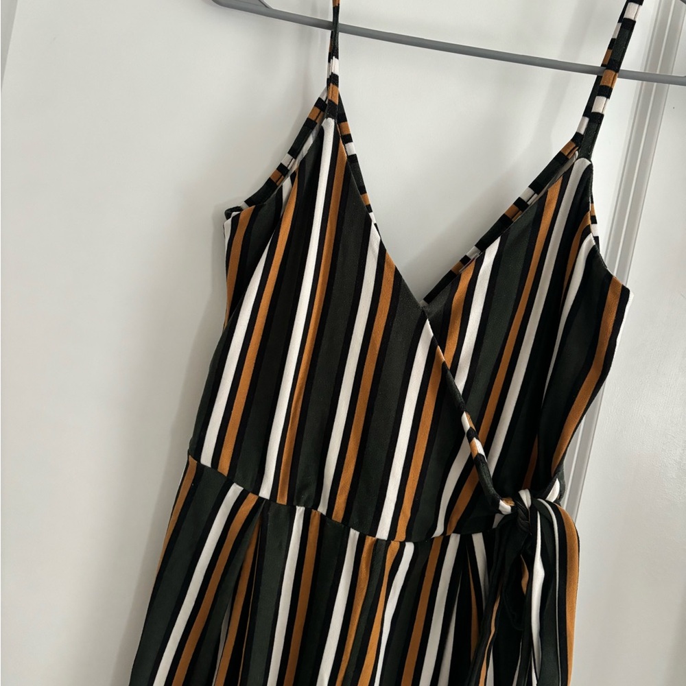 No Boundaries Striped Romper